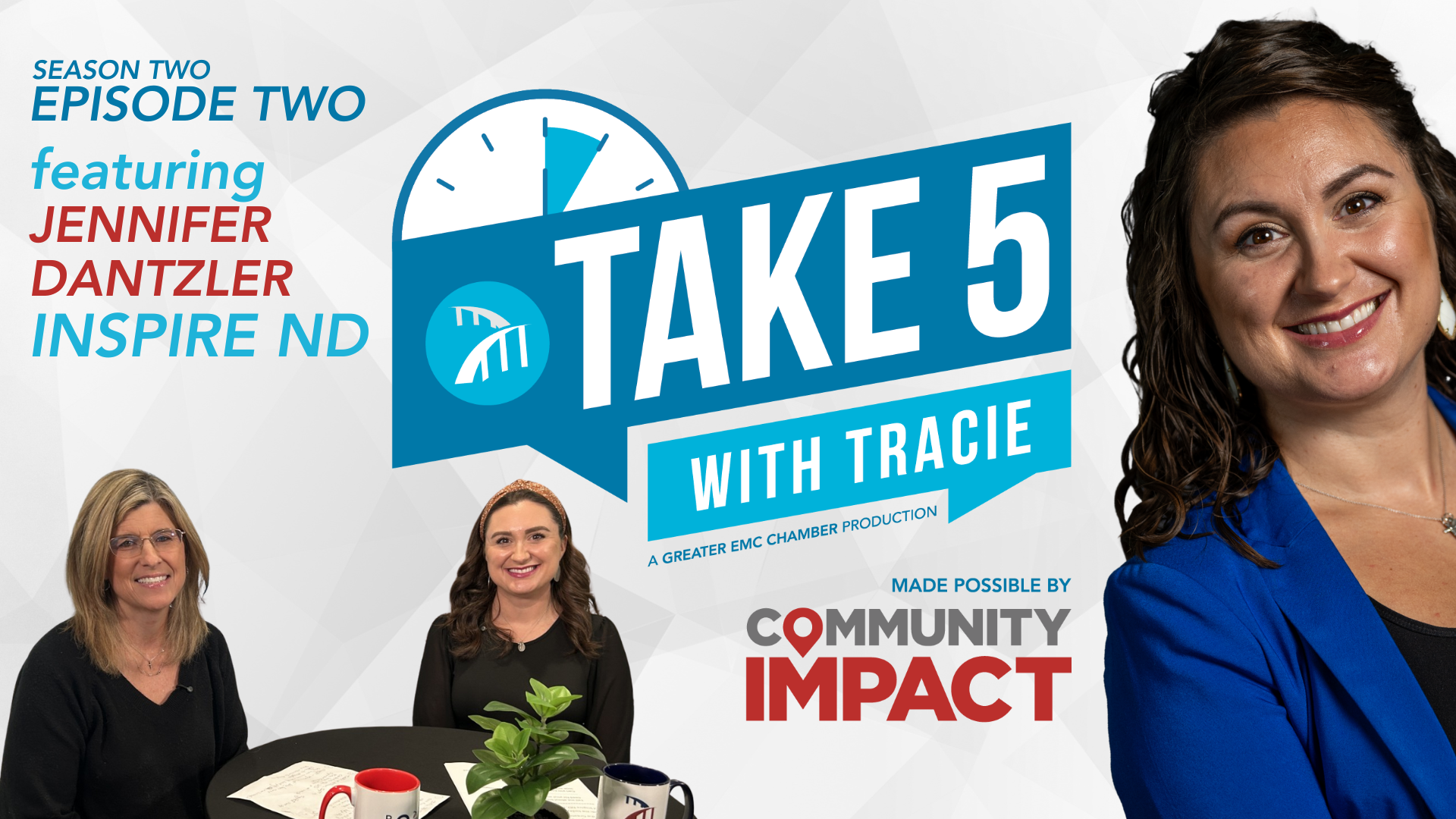 Image for Take 5 with Tracie featuring Jennifer Dantzler of Inspire ND