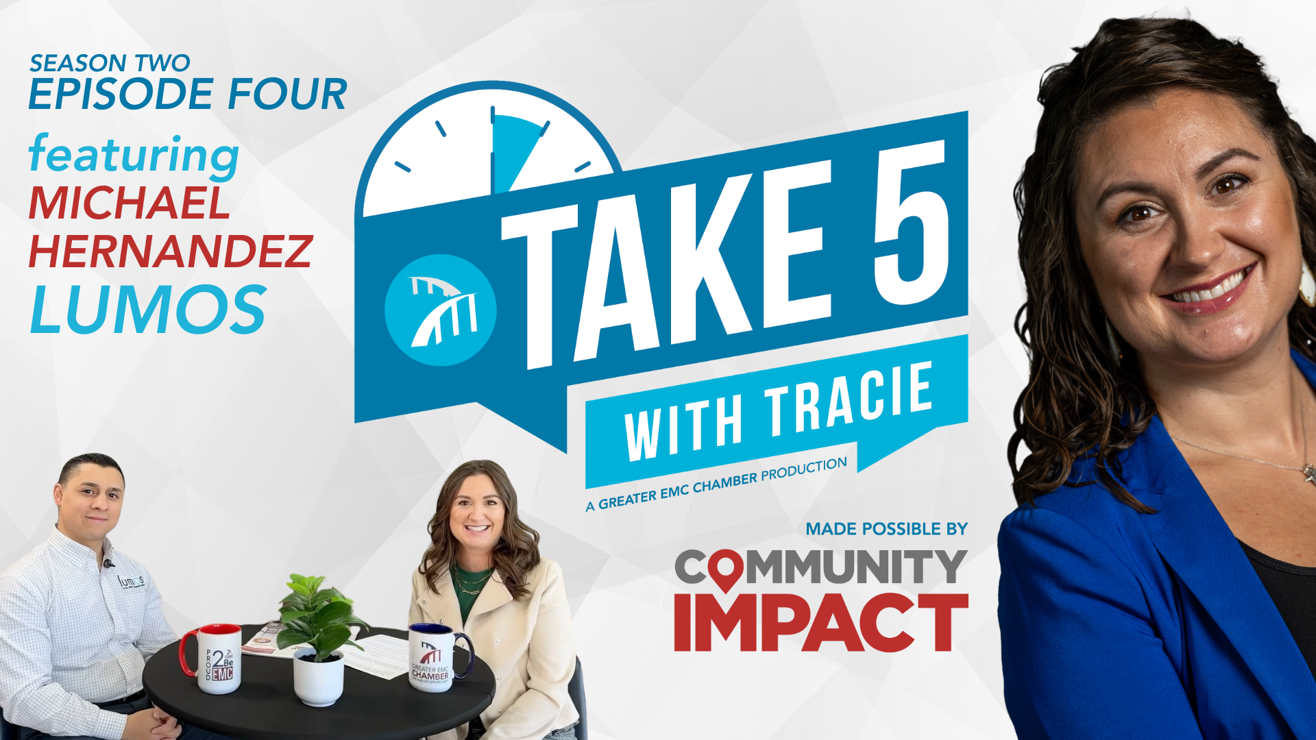 Image for Take 5 with Tracie featuring Michael Hernandez of Lumos
