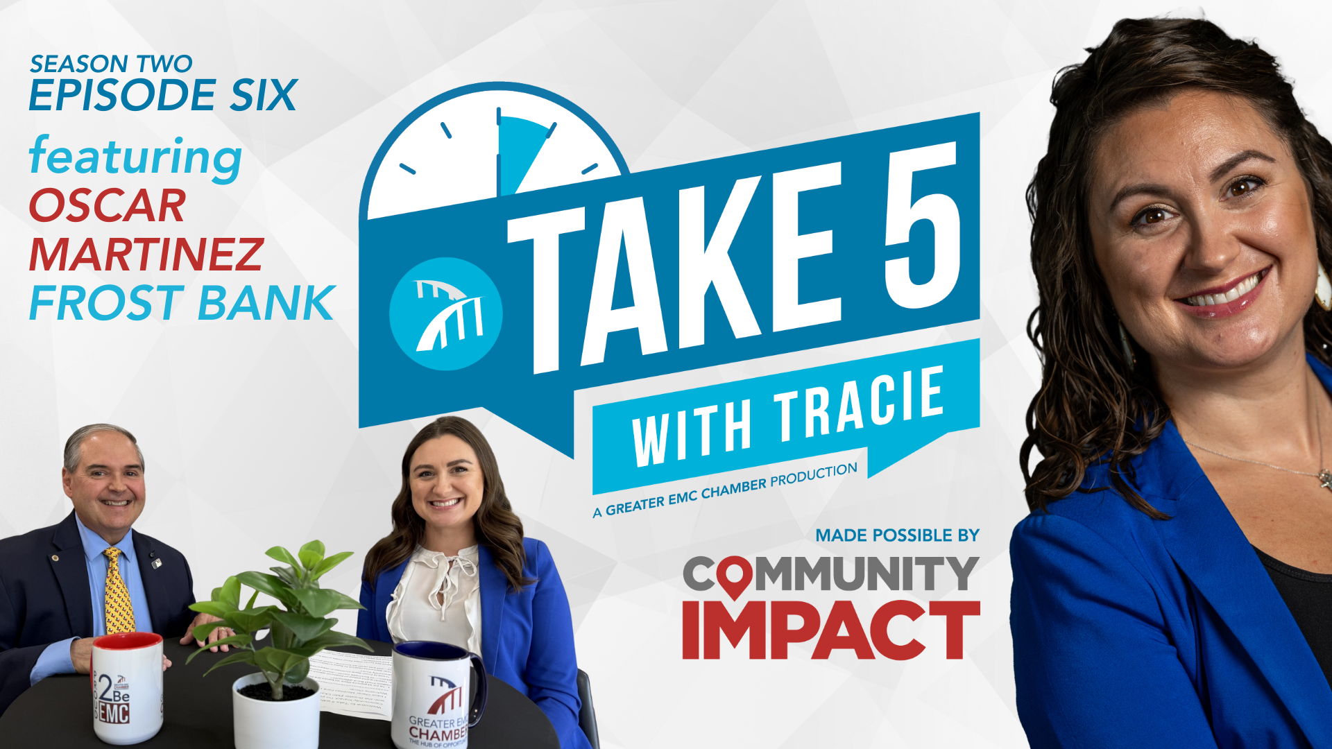 Image for Take 5 with Tracie featuring Oscar Martinez of Frost Bank