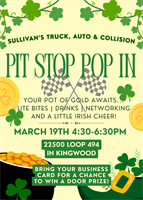 Sullivan's Pit Stop Pop In Networking Event