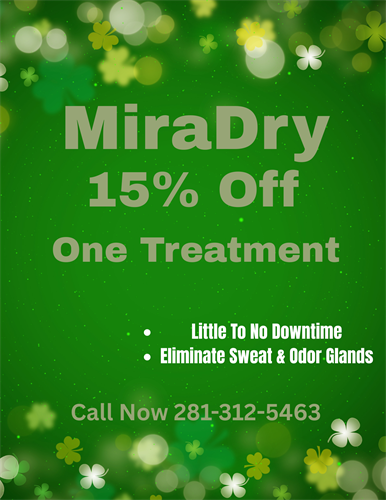 Don't miss out on  permanently reducing underarm sweat and odor.