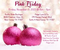 Pink Friday Shopping Collab with Paige Lynn & Co and Rustic Rose Boutique