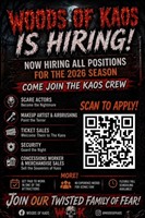 Woods of Kaos is Now Hiring