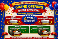 PostNet Spring Rayford Harmony Grand Opening/Ribbon Cutting