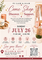 P3 Lash & Glam Vendor Event