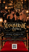 Hollywood Glam Masquerade Affair