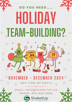 Elevate Your Holiday Party with Team Building by ShakeItUp Consulting!