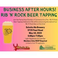 Business After Hours- Rib 'N' Rock Beer Tapping
