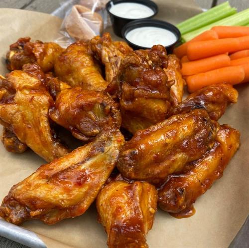 Traditional Wings Spun In Your Favorite Sauce