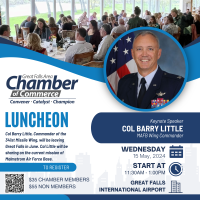 Chamber Luncheon - Col Barry Little, MAFB Wing Commander