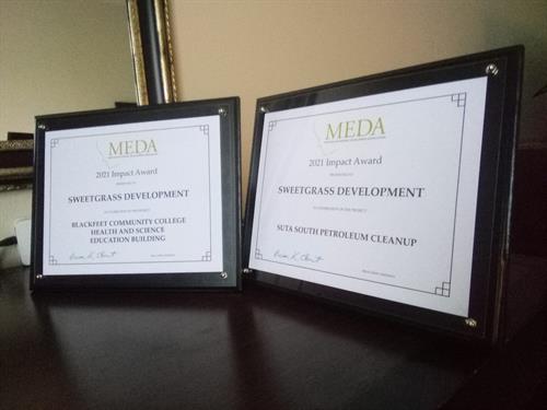 Our 2021 Impact Awards from the Montana Economic Developers' Association!