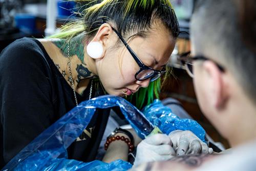 Ms. Ting (Zhuo Dan Ting) Tattooing