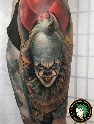 IT "Pennywise" color realism portrait by Ms. Ting