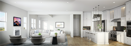 Home designs will feature a bright open floor plans