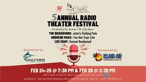 5th Annual Radio Theatre Fest Feb. 2023