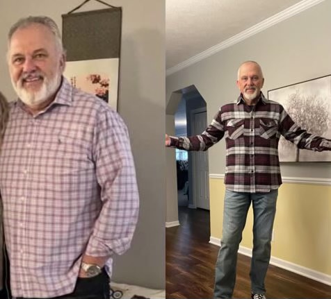 Mike... over 50 lbs down. Feeling powerful and positive.