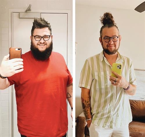 Brian... 155 lbs lost. A new life gained.