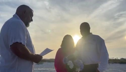 Capt. Ken is an officiant too! Have a wedding? We can provide the officiant and he's a notary!