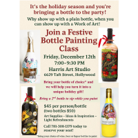 Bottle Painting Class