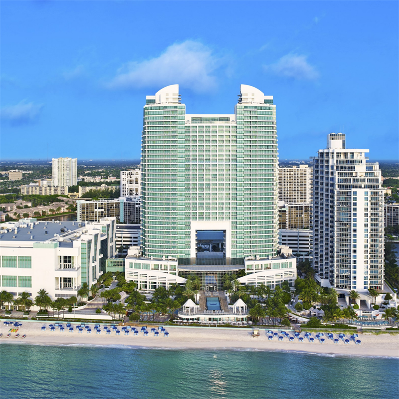 Diplomat Beach Resort - Drone Shot - Ocean View