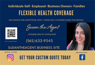 Susan Lafora Licensed Health Consultant at Susan Health Insurance Solutions. INC