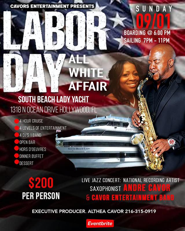 Labor Day Yacht Affair 8/31/2024