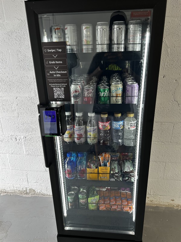 Smart Vending cooler (Egara Paints in Hialeah)