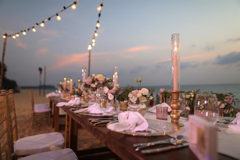 Beachfront Dinner Reception