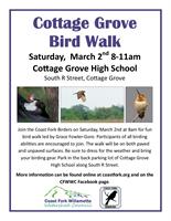 Cottage Grove High School Bird Walk