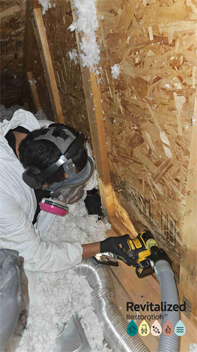 Full hazmat protection in place, ensuring safety and strict compliance on every job.