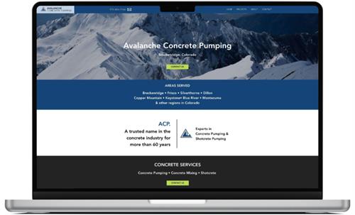 Website Services for Concrete Supplier - Breckenridge, CO - https://www.flaircommunication.com/general-contractor-web-marketing
