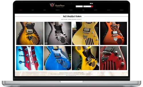 Website Services for Custom Guitar Shop - Los Angeles, CA - https://www.flaircommunication.com/business-web-marketing