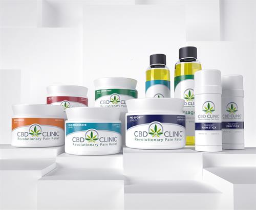 We offer CBD clinic Products