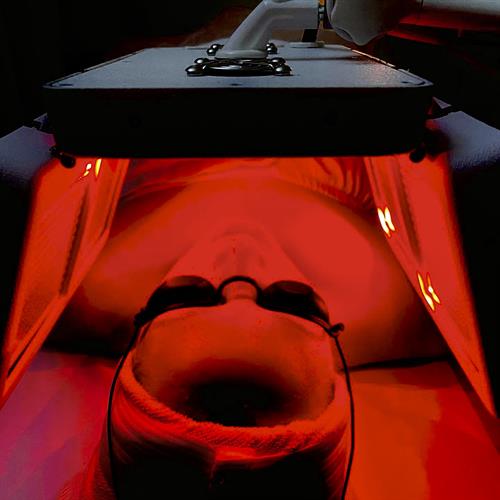 Red LED helps with inflammation and helps stimulate collagen production.