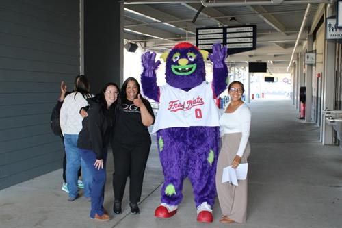 Greeter at 2024 Mock Interview Day at Fred Nats Stadium