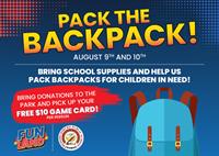 Pack the Backpack at Fun Land