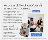 Accountability Group Series & Vision Board Workshop