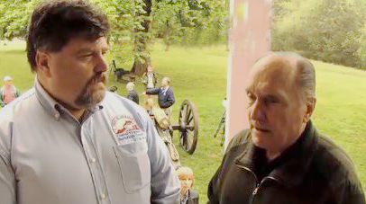President Van Winkle filming with Academy Award Winning Actor Robert Duval