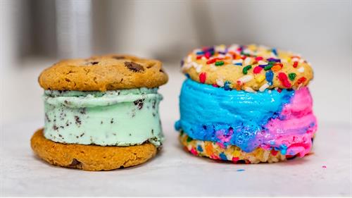 Cookies baked fresh daily & Thrifty Ice Cream make for the best Ice Cream Sandwiches!