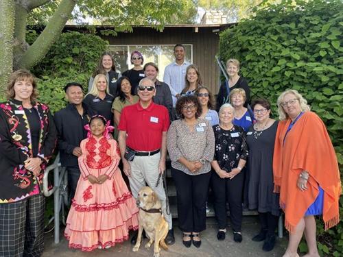 Woman's Club of Vista at Donation Day with 2024 Donation Recipients