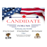 Candidate Forum for Vista City Council & School Board