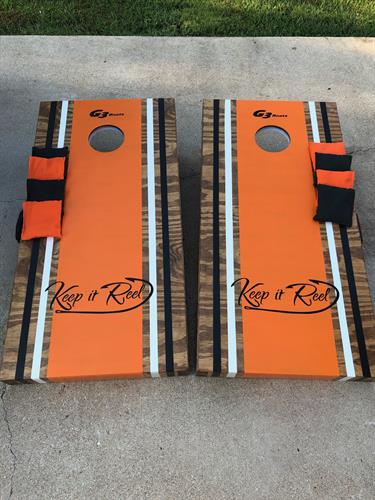 Custom set of Elite Boards with LED multi-colored lights and plain bags for local boat manufacturer Custom set of Elite Boards with LED multi-colored lights and plain bags for local boat manufacturer