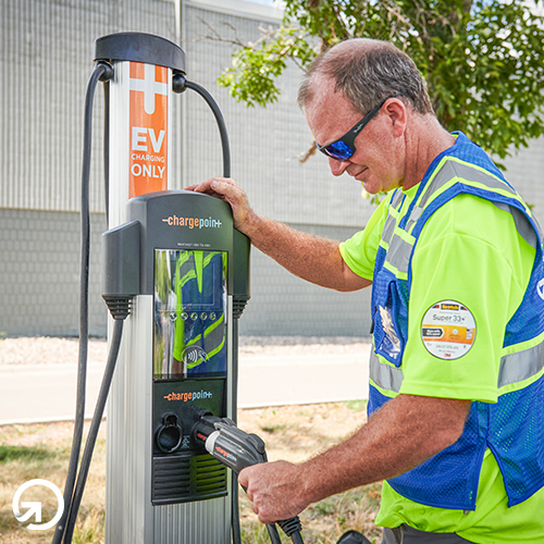 Electric Vehicle Charging stations installed by our experienced crew.