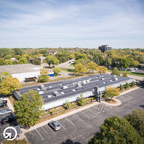 Small buildings or large buildings. All can benefit from on-site solar power.