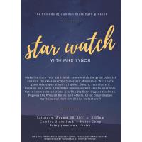 **CANCELLED** Star Watch with Mike Lynch at Camden State Park