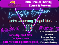 39th Annual Charity Event & Auction - Don't Stop Believin' - Let's Journey Together