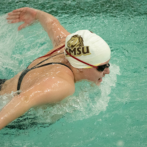 SMSU Swimming and Diving is among the competitive DII sports on campus