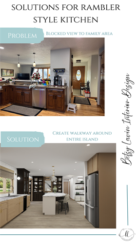 Kitchen Design with Great Flow