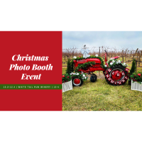 Outdoor Holiday Photo Booth at White Tail Run Winery