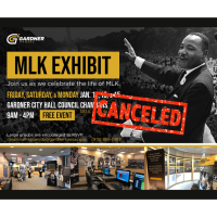 CANCELED - City of Gardner's Dr. Martin Luther King Jr. Exhibit